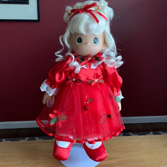 Precious Moments Stocking Doll Happy Holly-Day Ballet - Picture 1 of 5